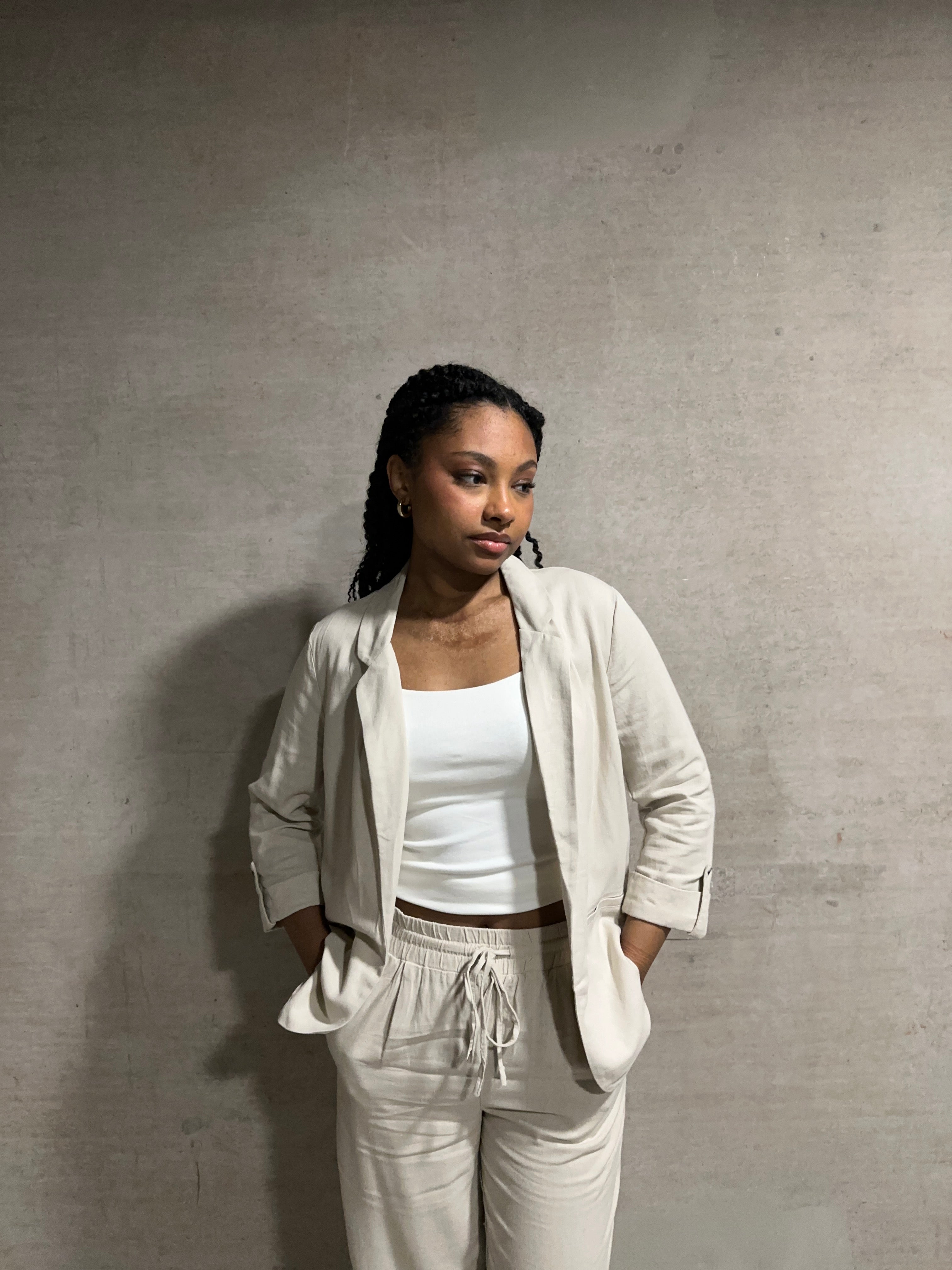 VMJESMILO Blazer - Silver Lining